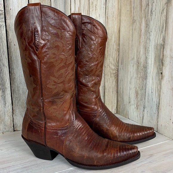Lucchese Shoes - Resistor Ranch By Lucchese Lizard Cowboy Boots